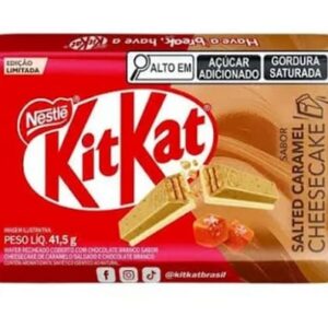KitKat Salted Caramel Cheesecake