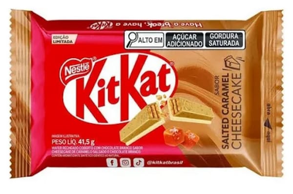 KitKat Salted Caramel Cheesecake